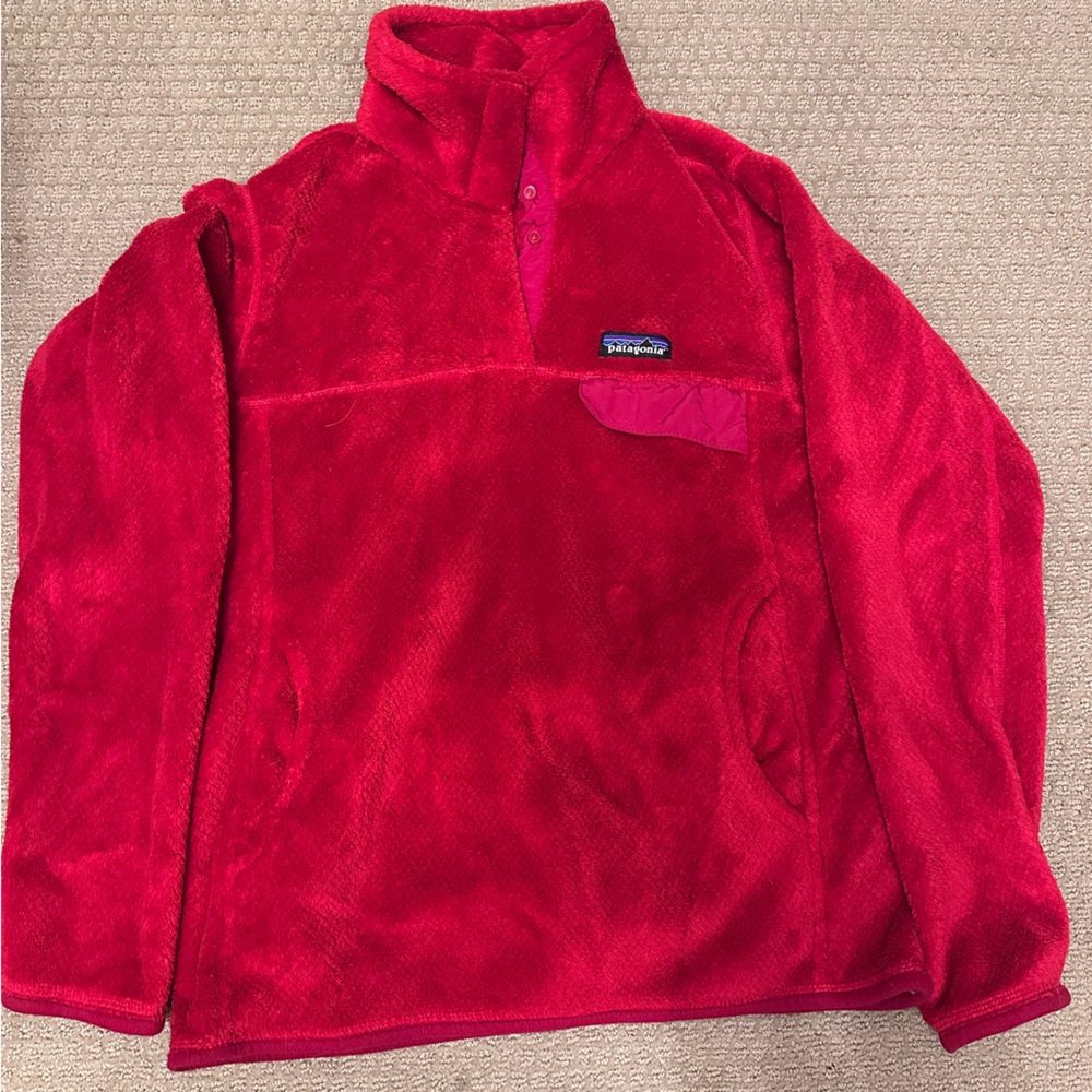 Patagonia Vibrant Red Snap-T Fleece